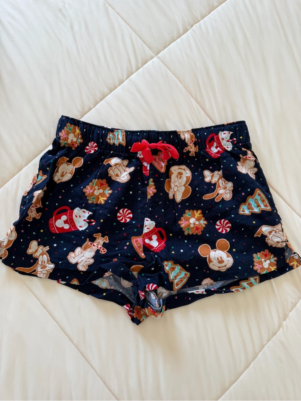 Disney Holiday Flannel Shorts size XS